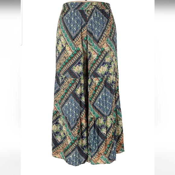 Johnny Was Rivera Tiered Wide Pants Plus Size 2X - Picture 2 of 15